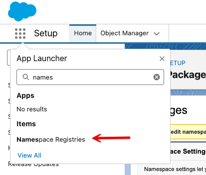 namespace registries